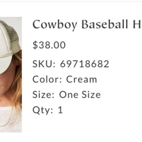 Free People x Sendero Provisions cowboy hat